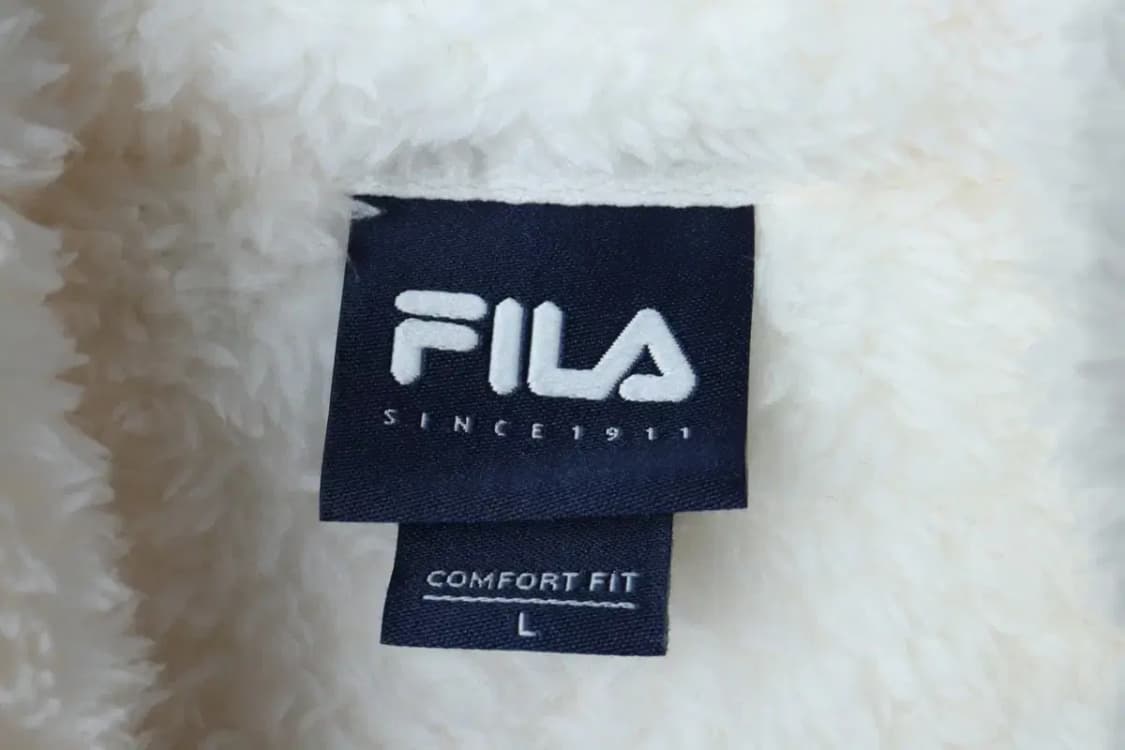 (L-XL) 휠라 집업 바람막이 점퍼자켓 후리스 플리스 부들-16E1C 상품이미지6