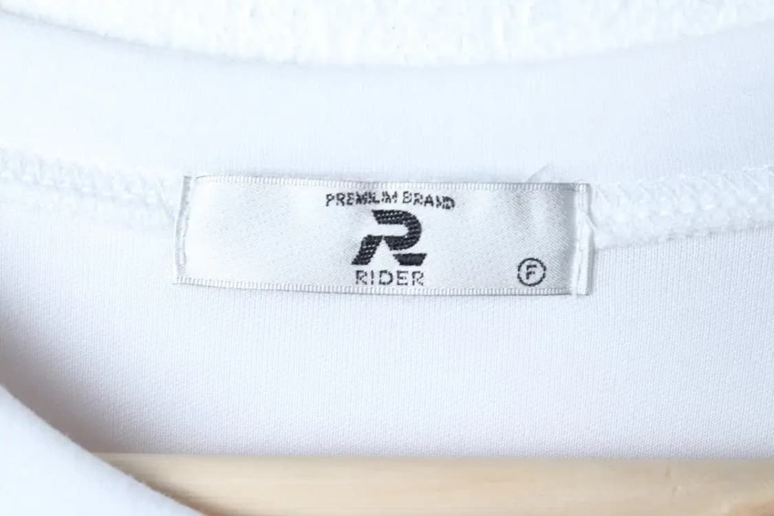 (F) 브랜드빈티지 맨투맨 티셔츠 빅사이즈 화이트 폴리 무지-16E1F 상품이미지6