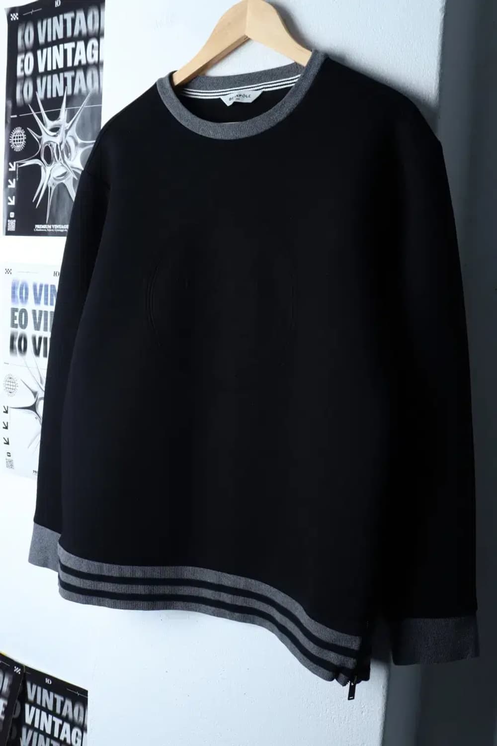 (L) 빈폴 맨투맨 티셔츠 작은사용감 빅로고 폴리-16E21 상품이미지1