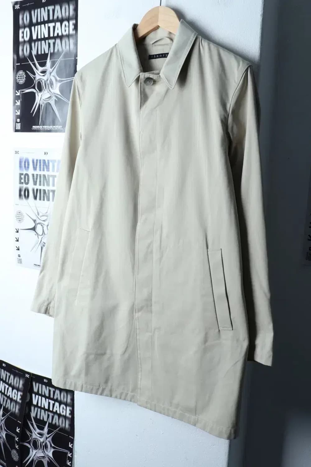 (S-M) 띠어리 코트자켓 맥코트 베이지 놈코어-16E22 상품이미지1