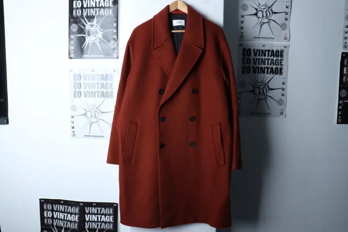 (XL-2XL) 인사일런스 코트자켓 더블 캐시미어 울-16E25 상품이미지2