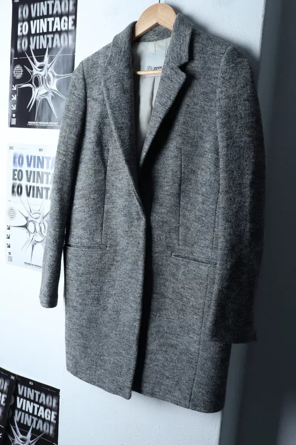 W(S-M) 주크 쥬크 코트자켓 싱글 그레이 울-16E26 상품이미지1