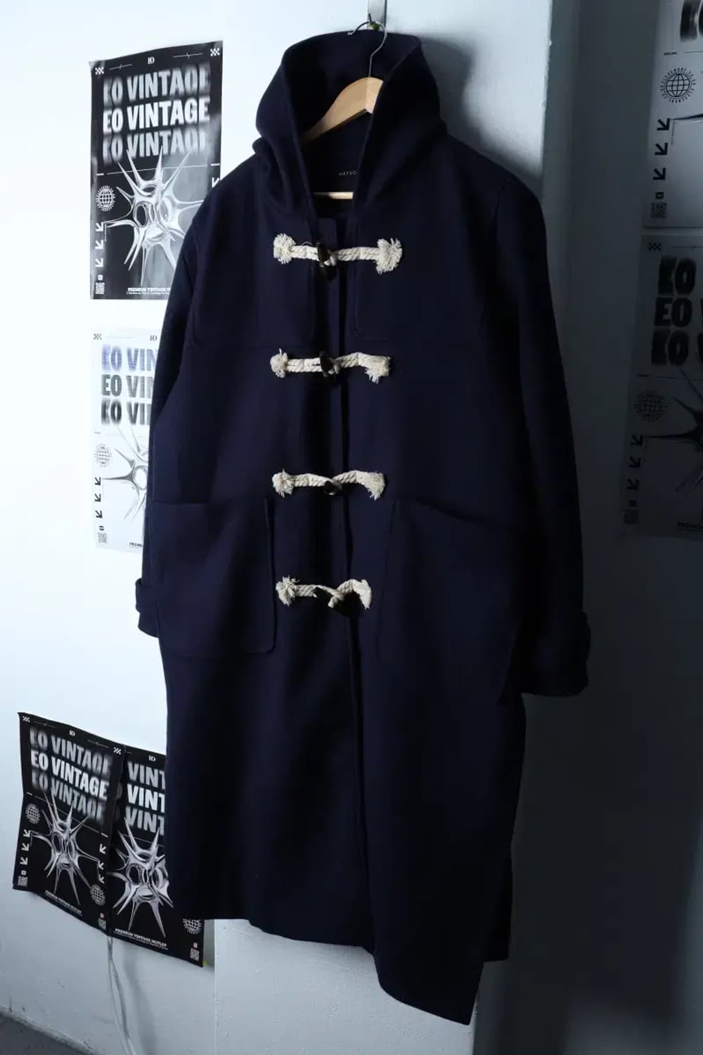 W(F) 메이썸 코트자켓 더플 떡볶이 네이비-16E27 상품이미지1