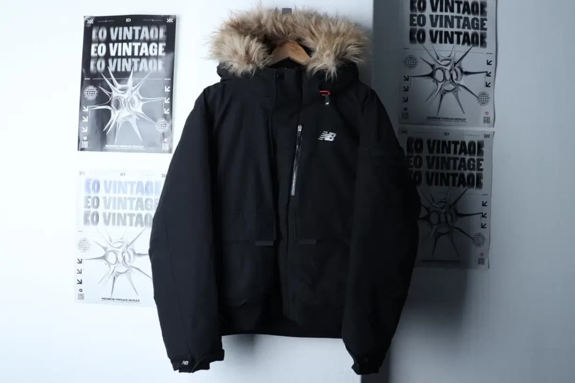 (M-L) 뉴발란스 패딩 점퍼자켓 Y2K 유행 숏 트렌드 퍼-16E2C 상품이미지2