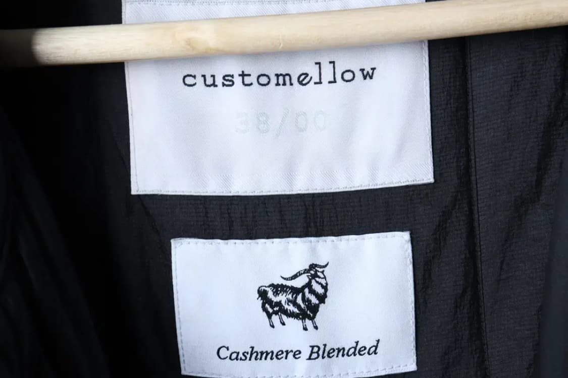 (L-2XL) 커스텀멜로우 패딩 점퍼자켓 경량 퀄팅 블랙 롱-16E2E 상품이미지5