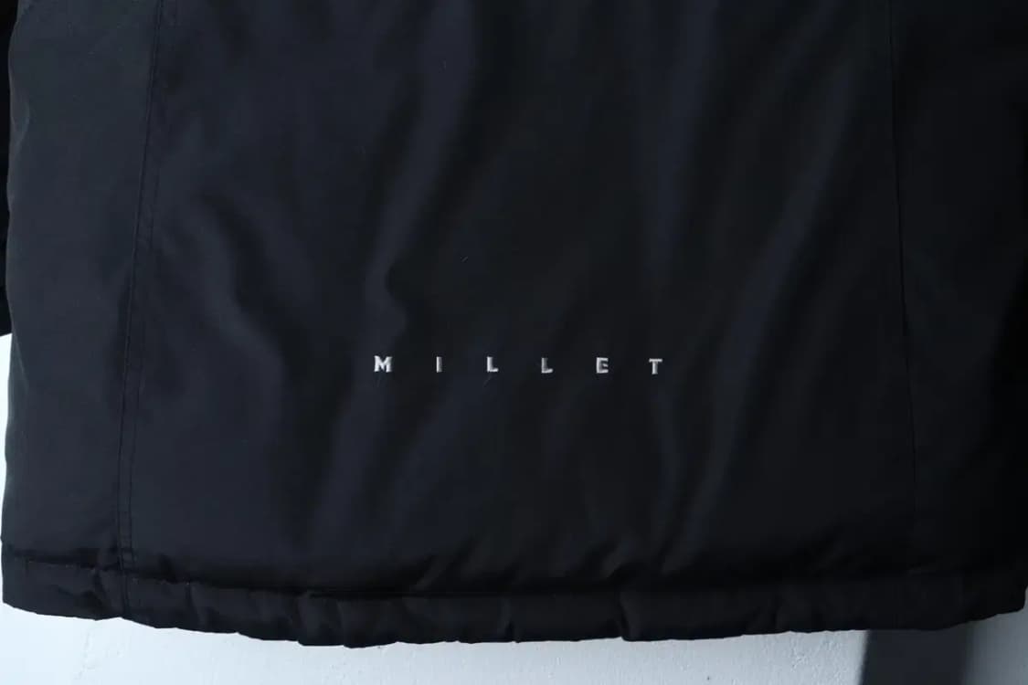 (M-L) 밀레 패딩 점퍼자켓 야상 덕다운 블랙 퍼-16E30 상품이미지7