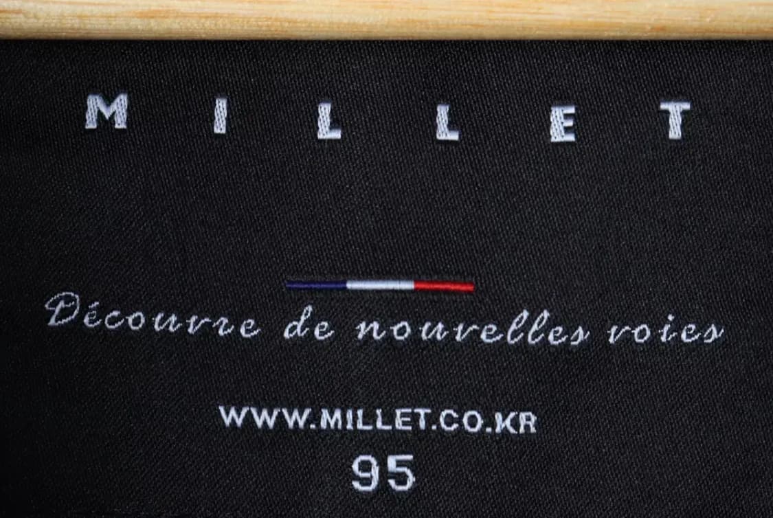 (M-L) 밀레 패딩 점퍼자켓 야상 덕다운 블랙 퍼-16E30 상품이미지8