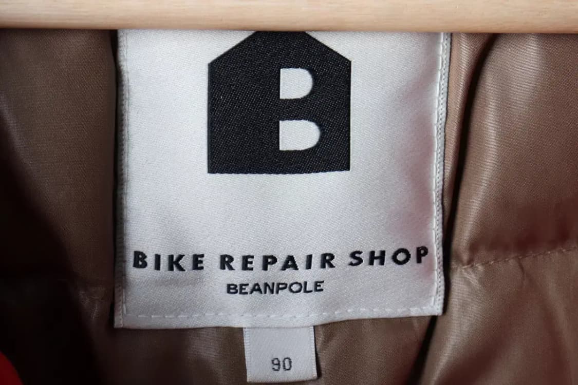 (S) 빈폴 패딩 점퍼자켓 덕다운 레드 올드스쿨-16E31 상품이미지7