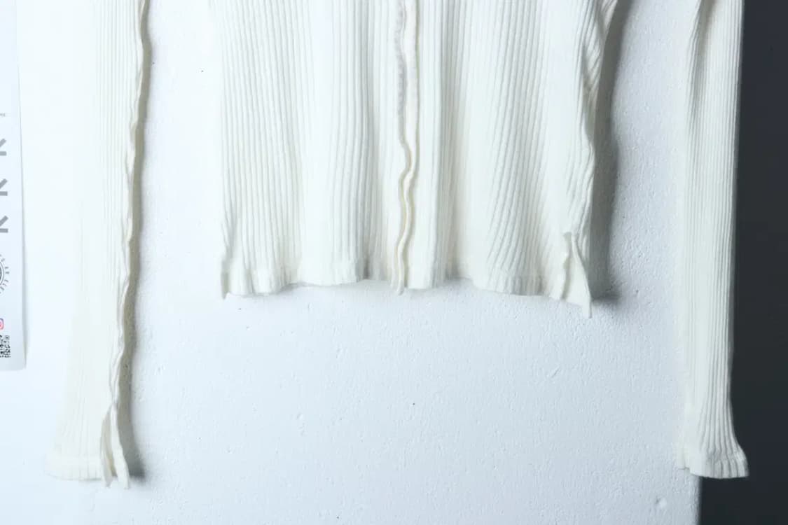 W(S) 메종 마르지엘라 니트 슬림 크롭 화이트 이태리-16E36 상품이미지4