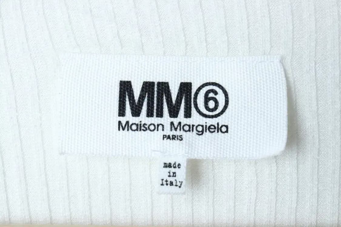 W(S) 메종 마르지엘라 니트 슬림 크롭 화이트 이태리-16E36 상품이미지5