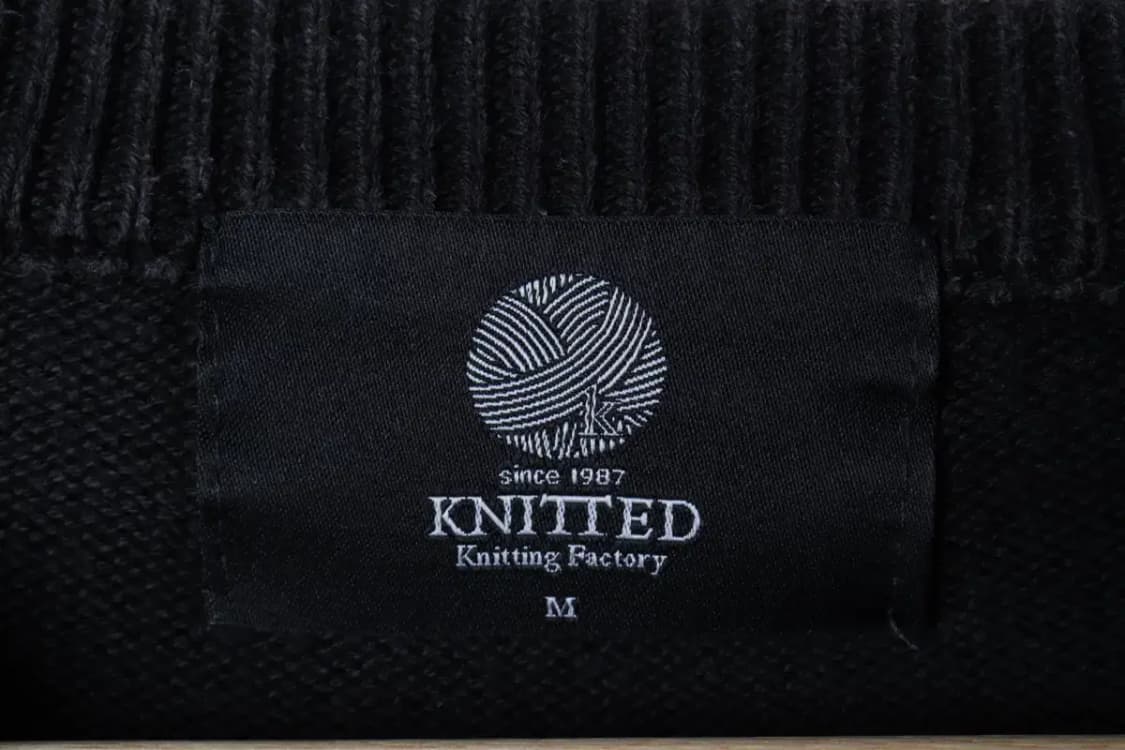 (M-L) 니키드 니트 사용감 무지 블랙-16E37 상품이미지5