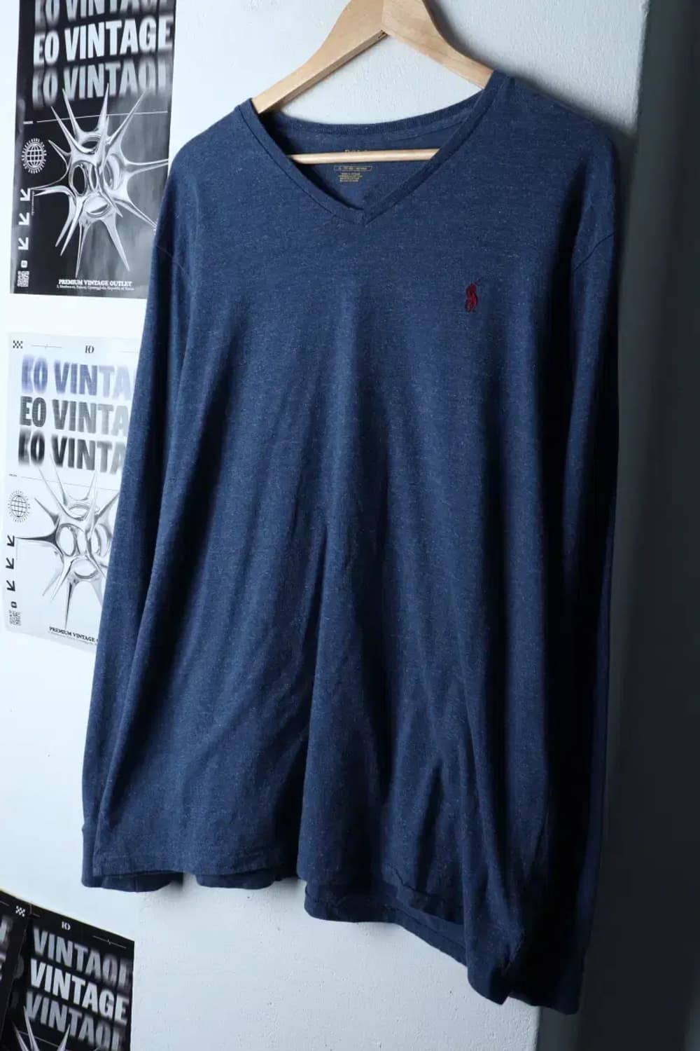 (XL-2XL) 폴로 랄프로렌 긴팔티셔츠 빅사이즈 브이넥-16E38 상품이미지1