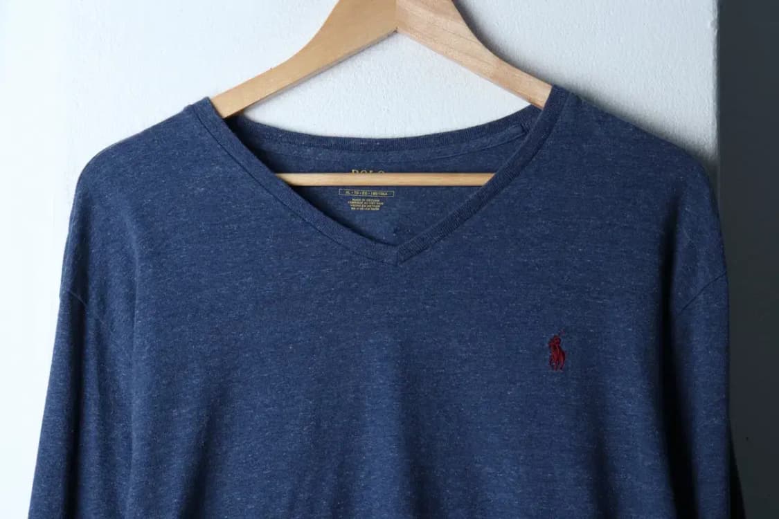 (XL-2XL) 폴로 랄프로렌 긴팔티셔츠 빅사이즈 브이넥-16E38 상품이미지3