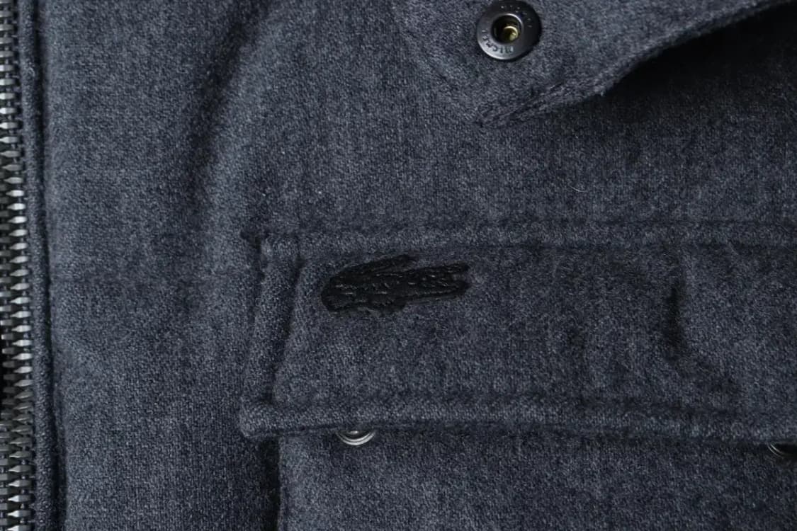 (XL) 라코스테 패딩 점퍼자켓 덕다운 그레이 울-16E3F 상품이미지5