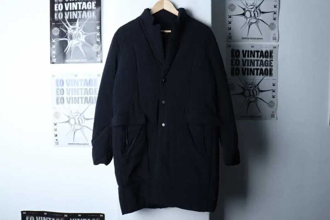 (M-L) 질스튜어트 패딩 점퍼자켓 구스다운 네이비 롱-16E40 상품이미지2