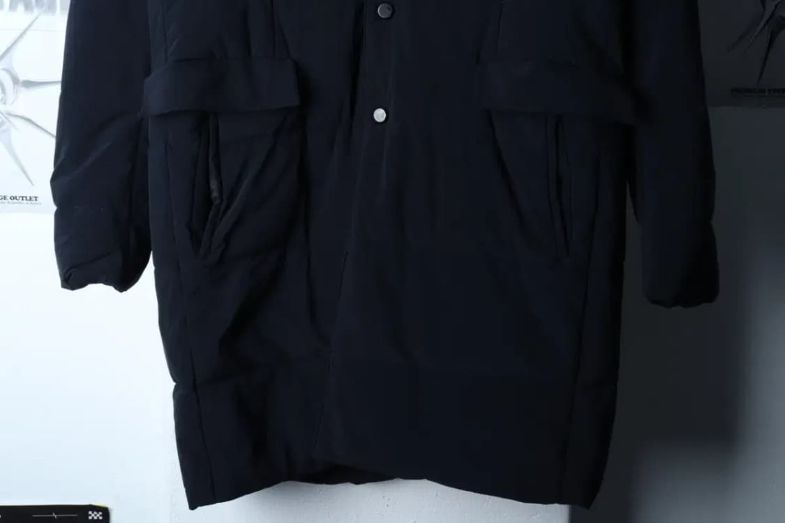 (M-L) 질스튜어트 패딩 점퍼자켓 구스다운 네이비 롱-16E40 상품이미지4