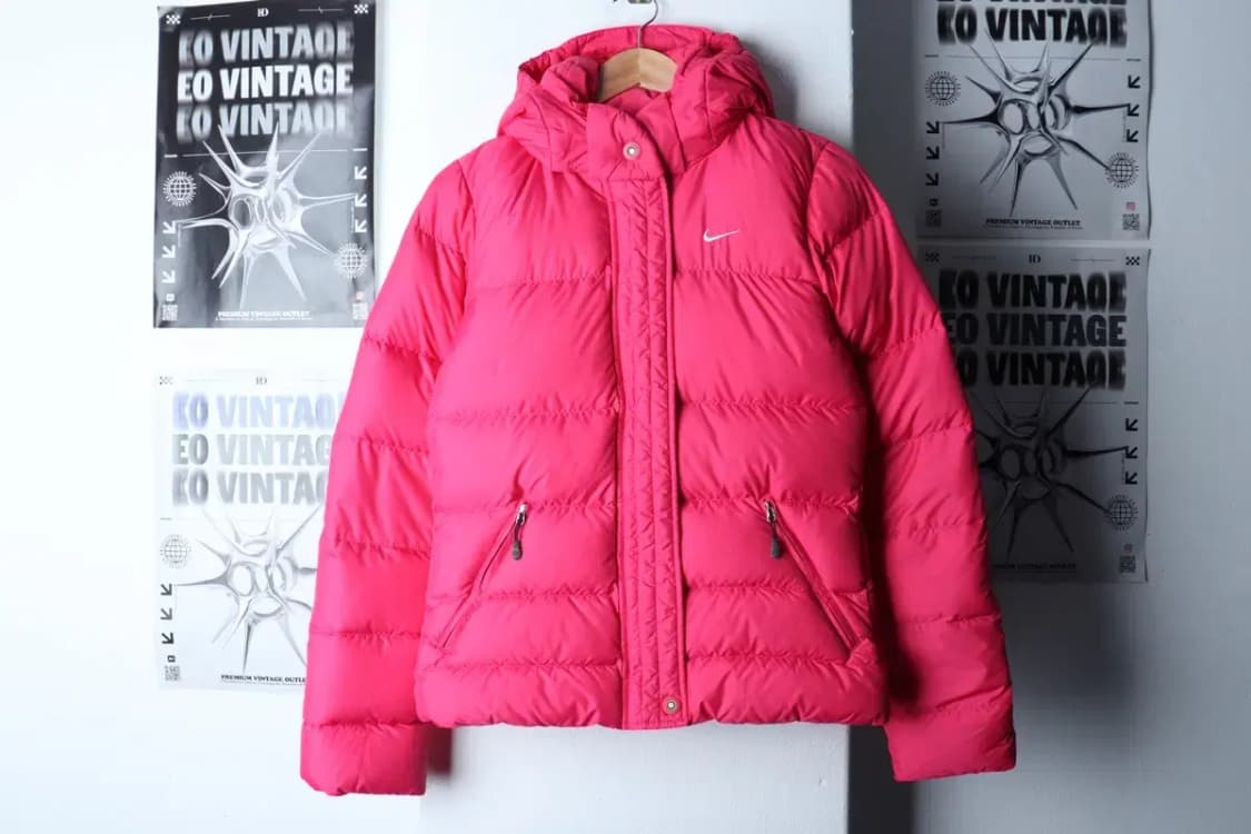 W(M) 나이키 패딩 점퍼자켓 덕다운 핑크 올드스쿨 푸퍼-16E42 상품이미지2