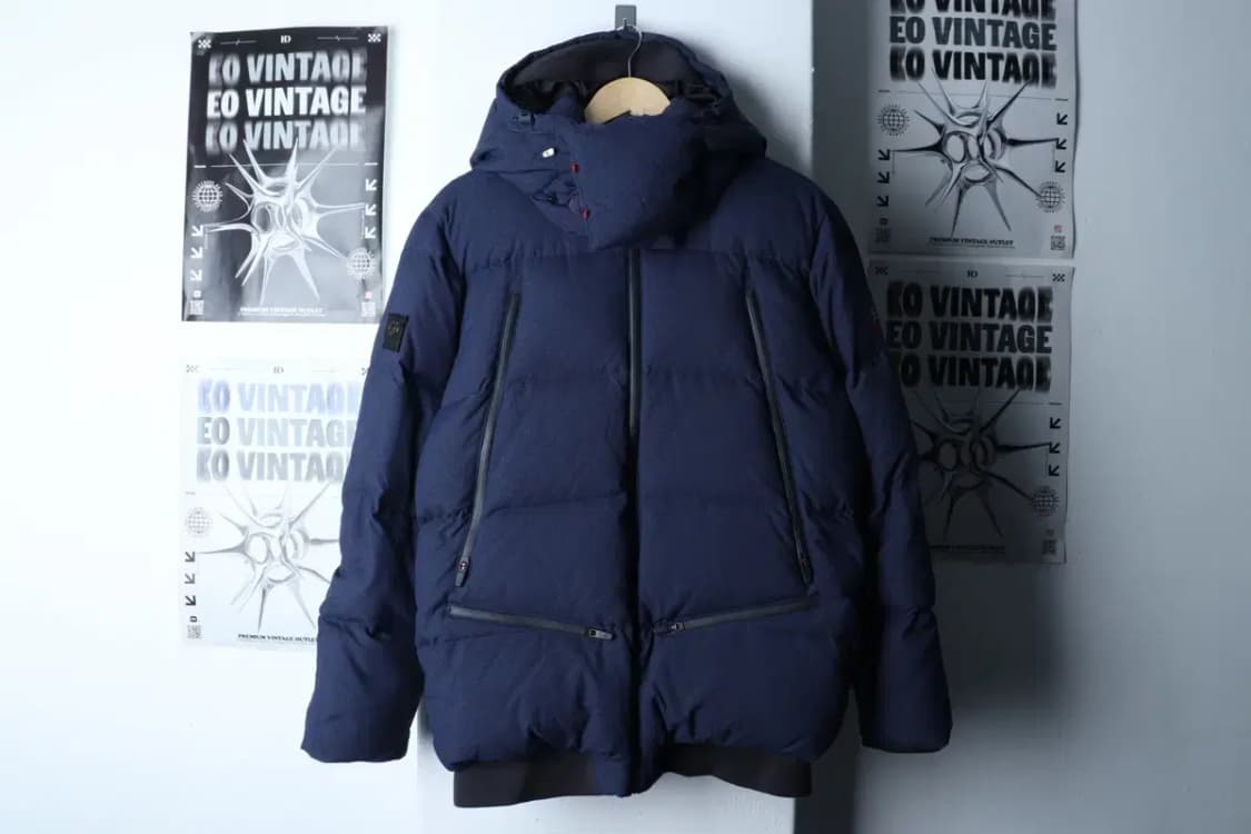 (L) 데상트 패딩 점퍼자켓 특수발열 대장급 네이비 푸퍼-16E43 상품이미지2