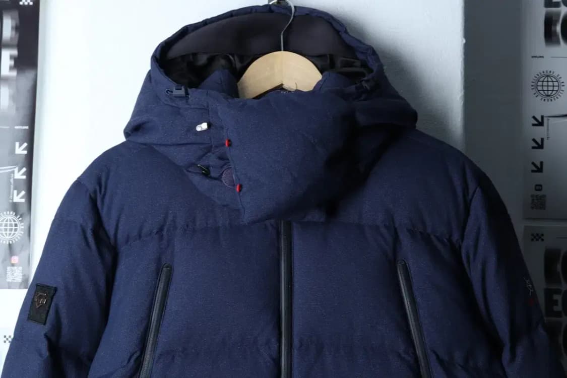 (L) 데상트 패딩 점퍼자켓 특수발열 대장급 네이비 푸퍼-16E43 상품이미지3
