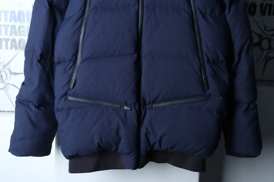 (L) 데상트 패딩 점퍼자켓 특수발열 대장급 네이비 푸퍼-16E43 상품이미지4