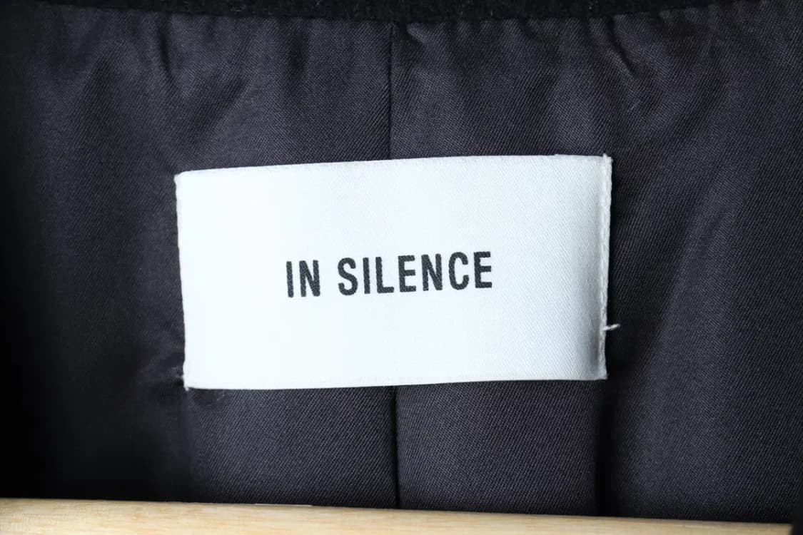 (S) 인사일런스 코트자켓 싱글 캐시미어 블랙-16E45 상품이미지5