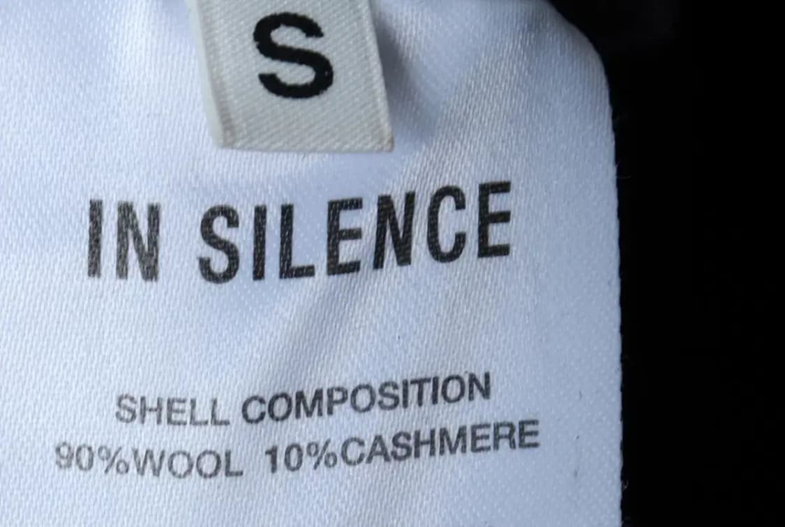 (S) 인사일런스 코트자켓 싱글 캐시미어 블랙-16E45 상품이미지6