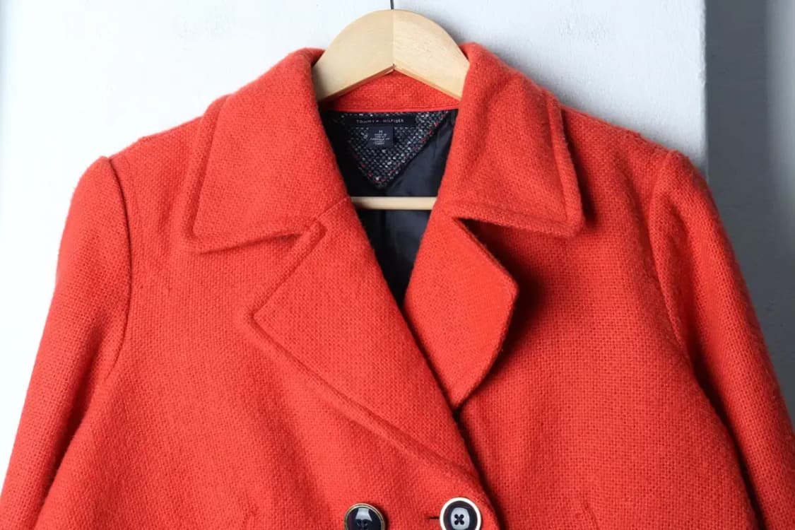 W(M) 타미힐피거 코트자켓 더블 오렌지 숏-16E46 상품이미지3