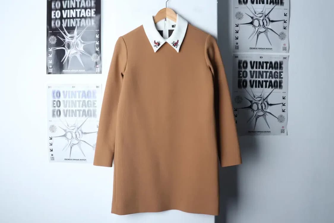 W(M) 마쥬 드레스 원피스 카라 브라운 브로치-16E47 상품이미지2