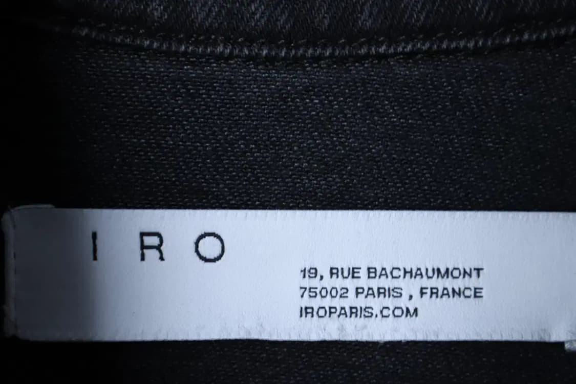 (S) 이로 집업 바람막이 점퍼자켓 점프슈트 데님 흑청 트러커-16E48 상품이미지5