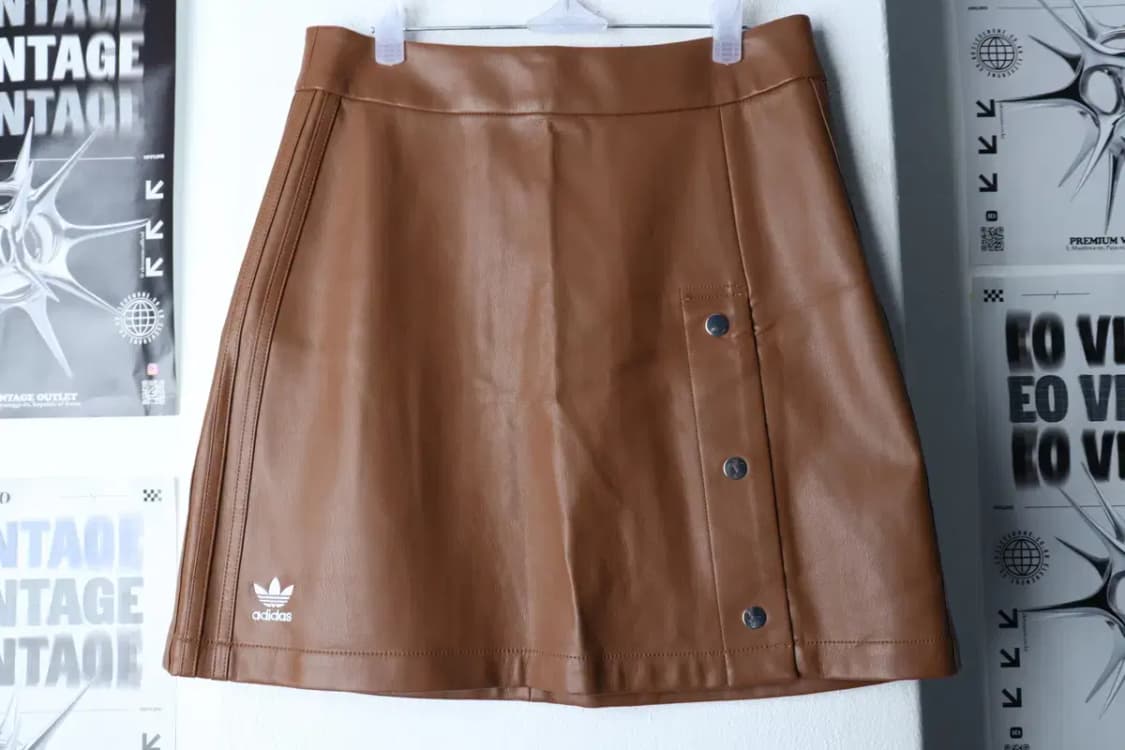 W(M) 아디다스 스커트 치마 오리지널 레더 기모 브라운-23CB 상품이미지2
