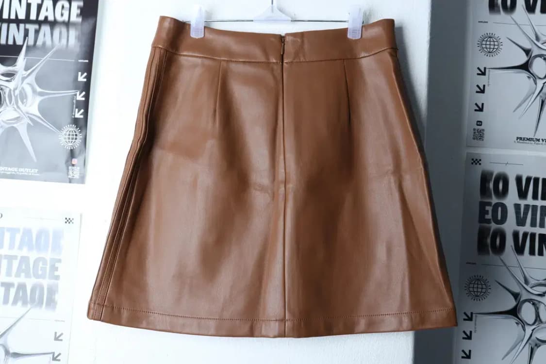 W(M) 아디다스 스커트 치마 오리지널 레더 기모 브라운-23CB 상품이미지4