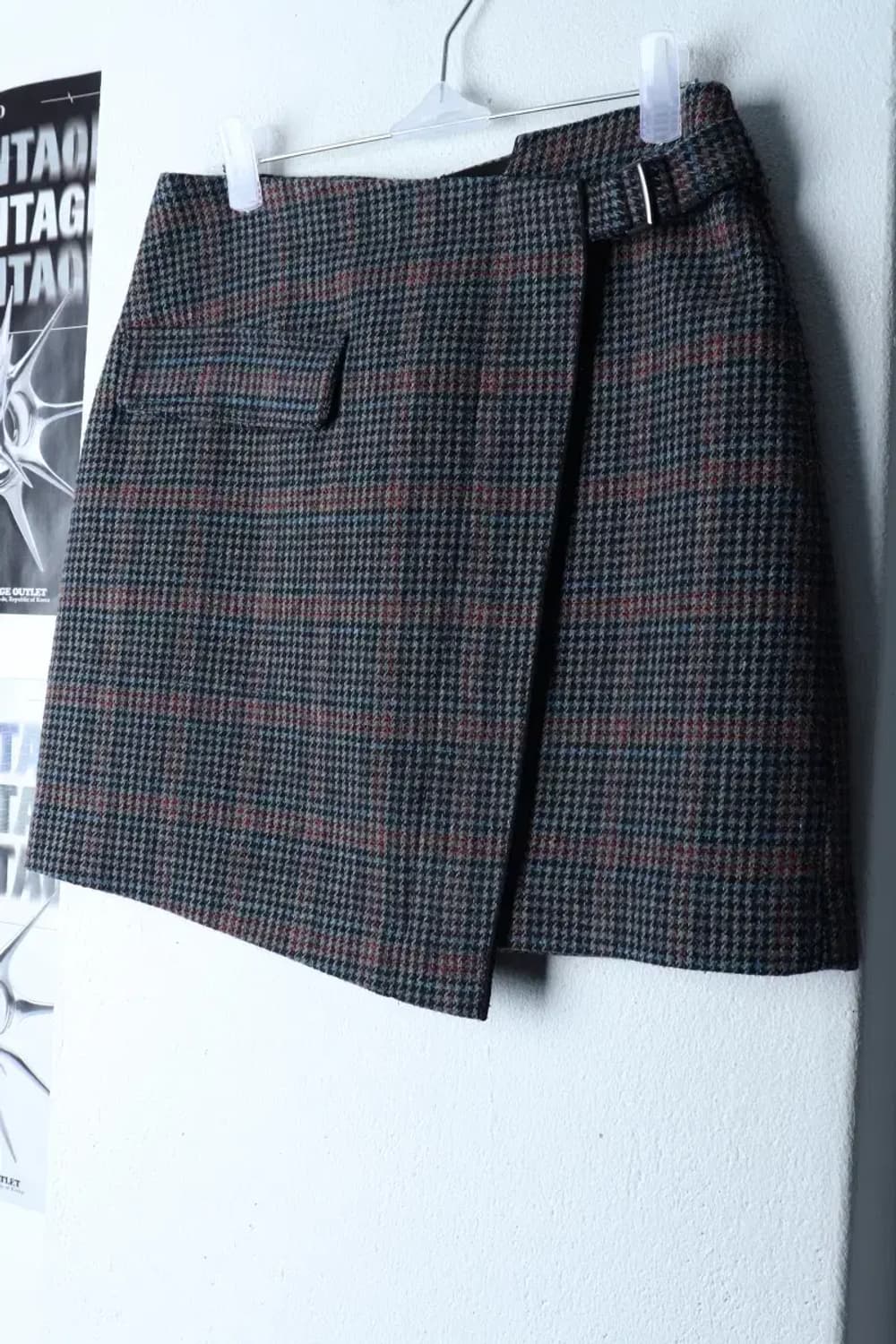 W(S) 로엠 스커트 치마 A라인 트위드 컬러믹스-23CC 상품이미지1