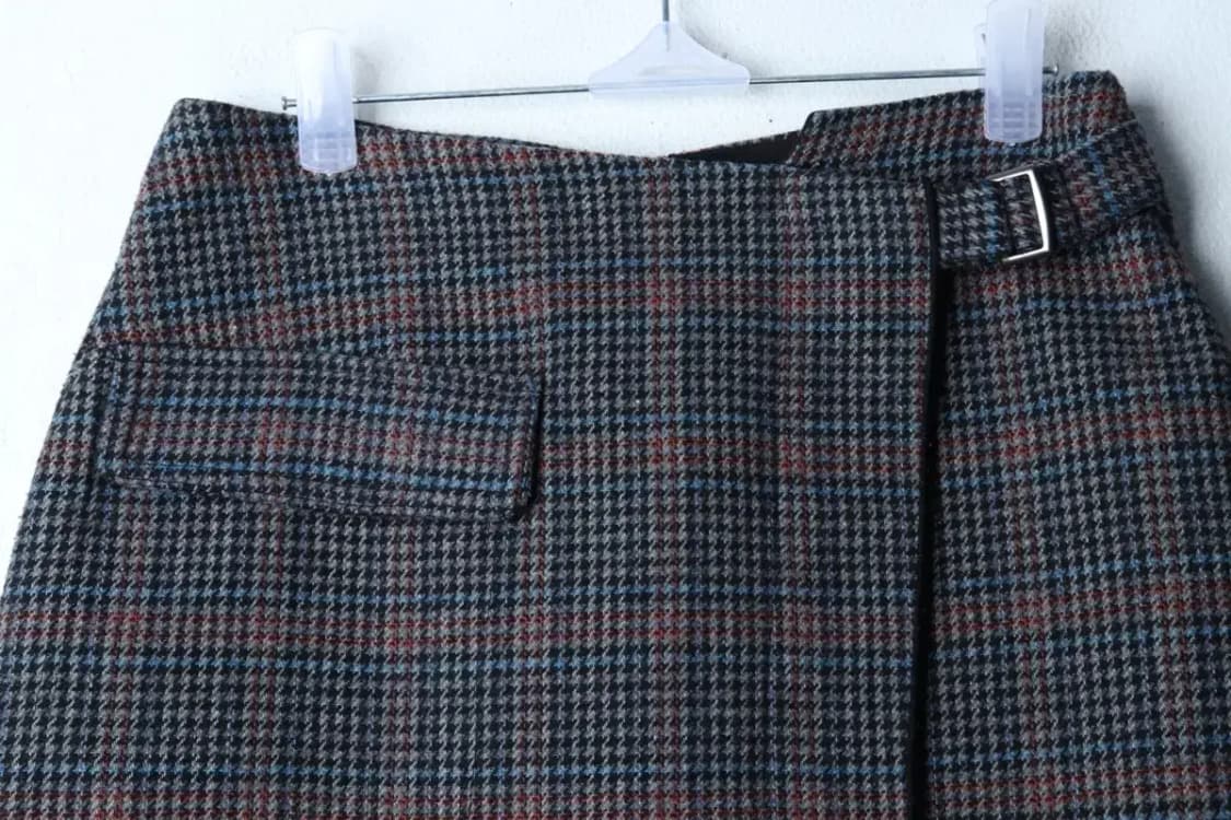 W(S) 로엠 스커트 치마 A라인 트위드 컬러믹스-23CC 상품이미지3