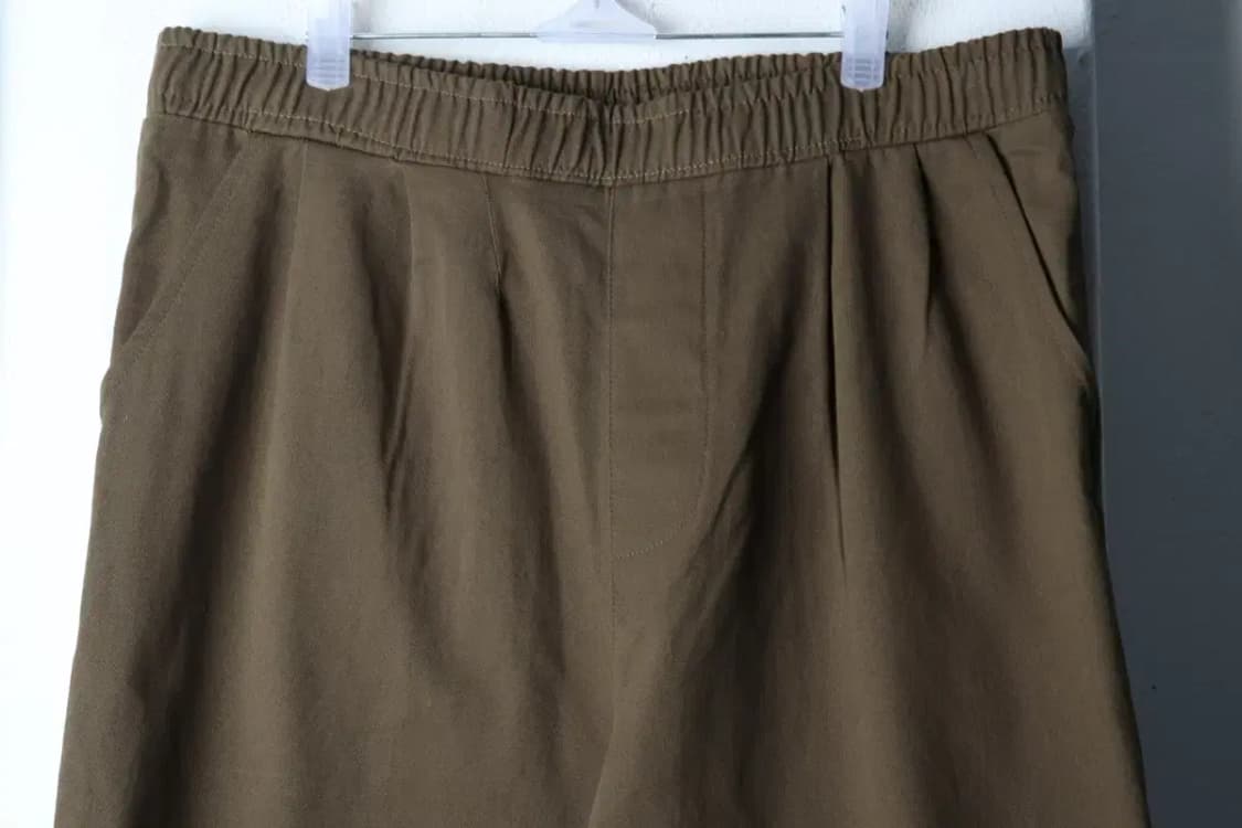 (XL) 필루미네이트 트레이닝복 바지 밴딩 카키 면-23CE 상품이미지3