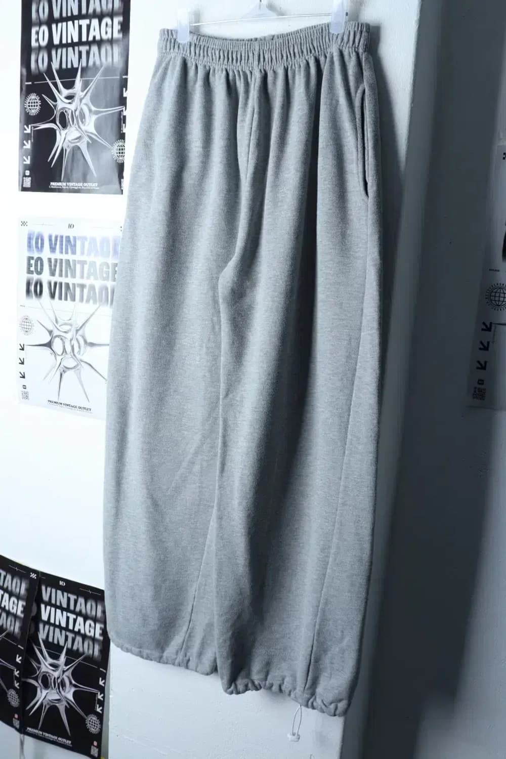 (XL) 버프 트레이닝복 바지 와이드핏 그레이 올드스쿨-23CF 상품이미지1