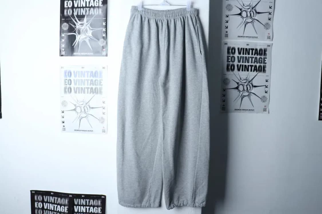 (XL) 버프 트레이닝복 바지 와이드핏 그레이 올드스쿨-23CF 상품이미지2