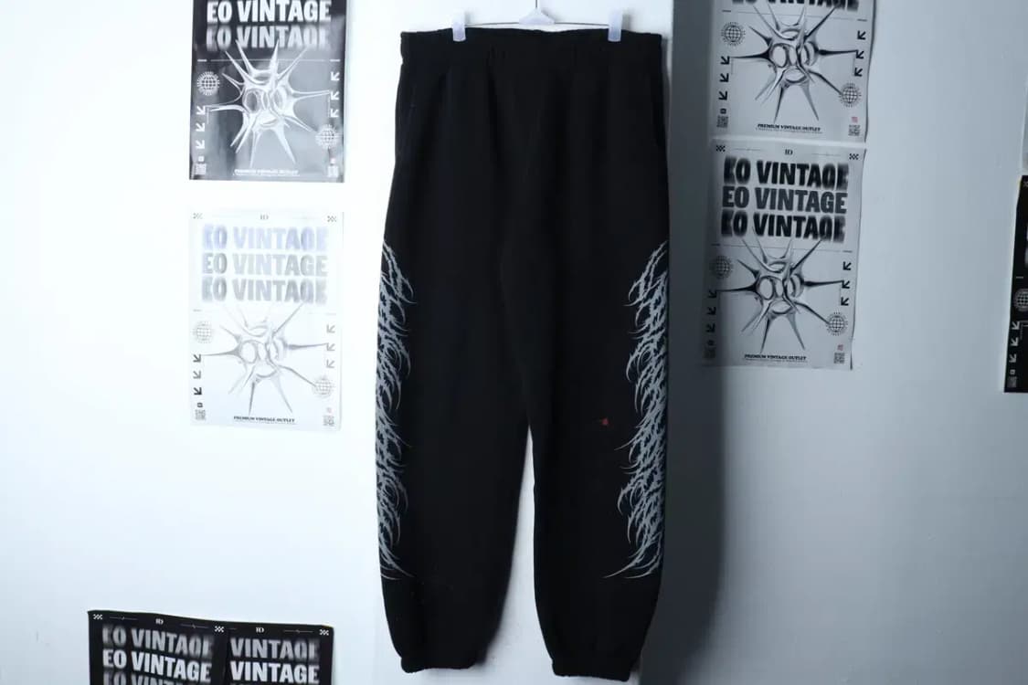 (2XL) 브랜드빈티지 트레이닝복 바지 빅사이즈 이염 스트릿-23D0 상품이미지3