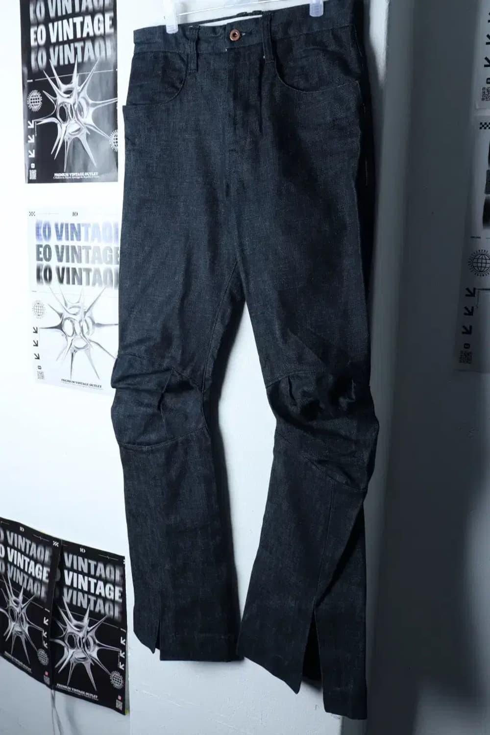 (M-L) 코자브로 청바지 데님 부츠컷 인디고 아메카지 희귀-23D3 상품이미지1