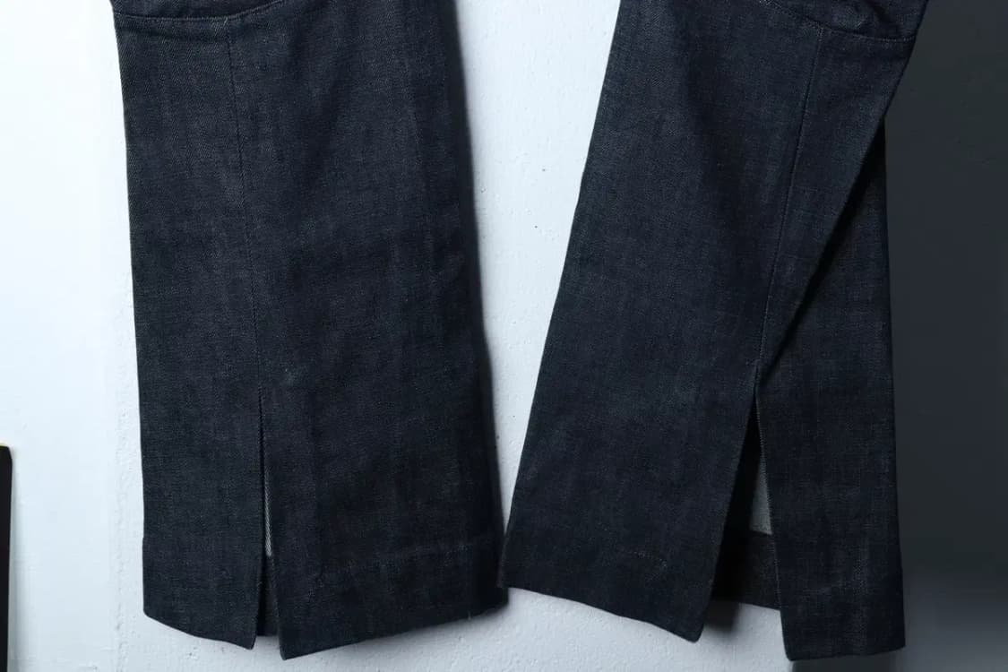 (M-L) 코자브로 청바지 데님 부츠컷 인디고 아메카지 희귀-23D3 상품이미지4