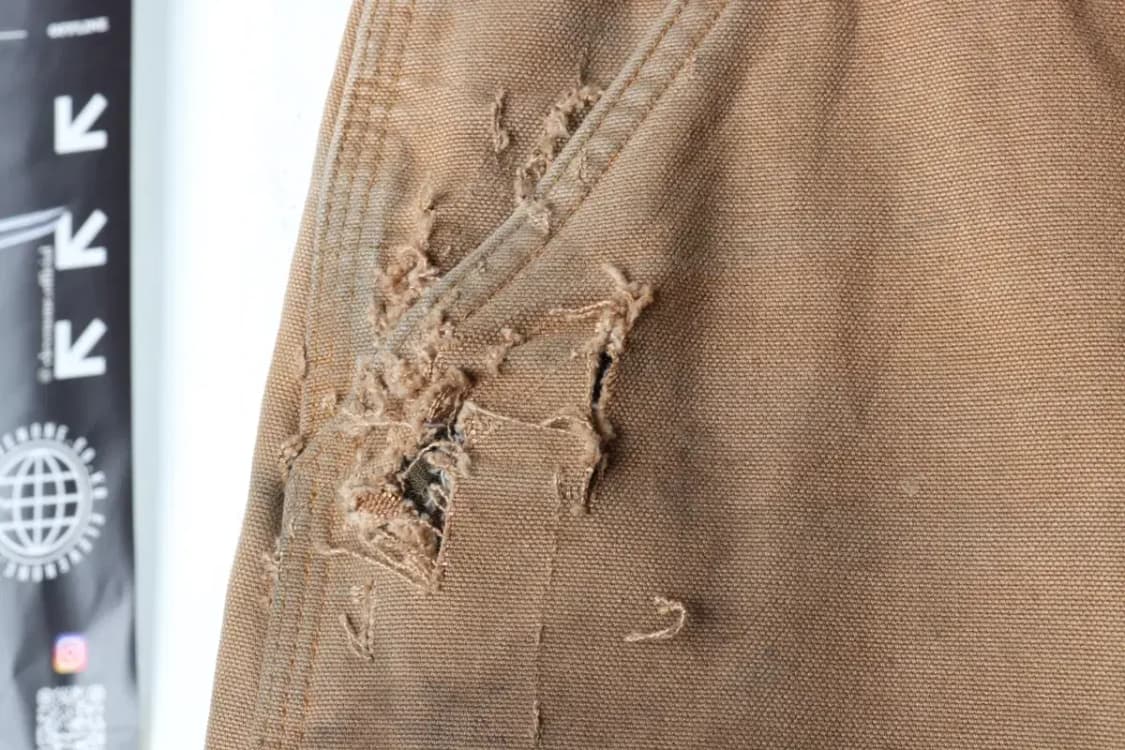 (M-L) 칼하트 면바지 팬츠 90년대 카펜터 브라운 카멜-23D5 상품이미지5