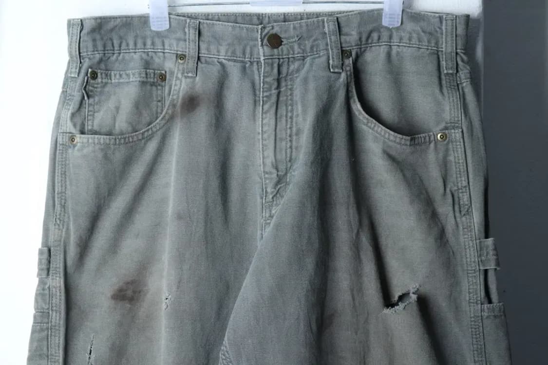 (XL-2XL) 칼하트 면바지 팬츠 90년대 카펜터 그레이-23D6 상품이미지3