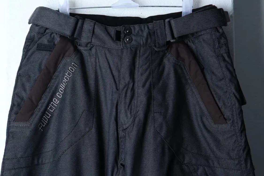 (S-M) 후부 트레이닝복 바지 Y2K 스키복 보드복 그레이-23DC 상품이미지3