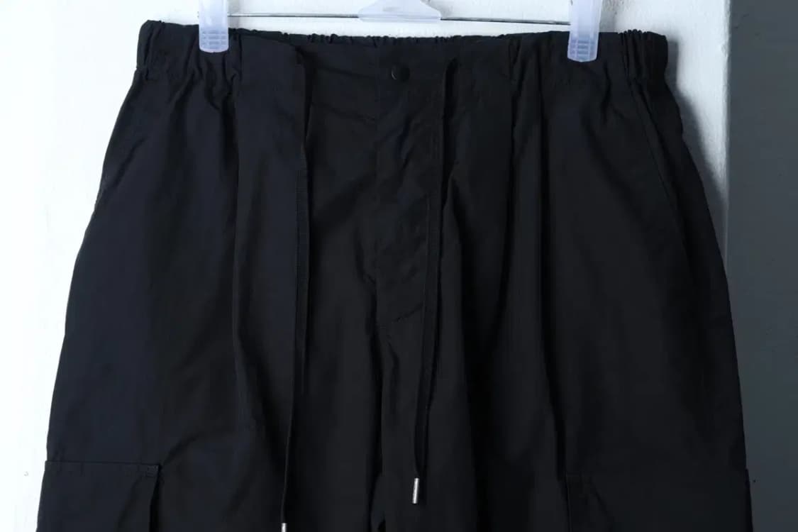 (M) 프리즘웍스 트레이닝복 바지 카고 조거 나일론 블랙-23E5 상품이미지3