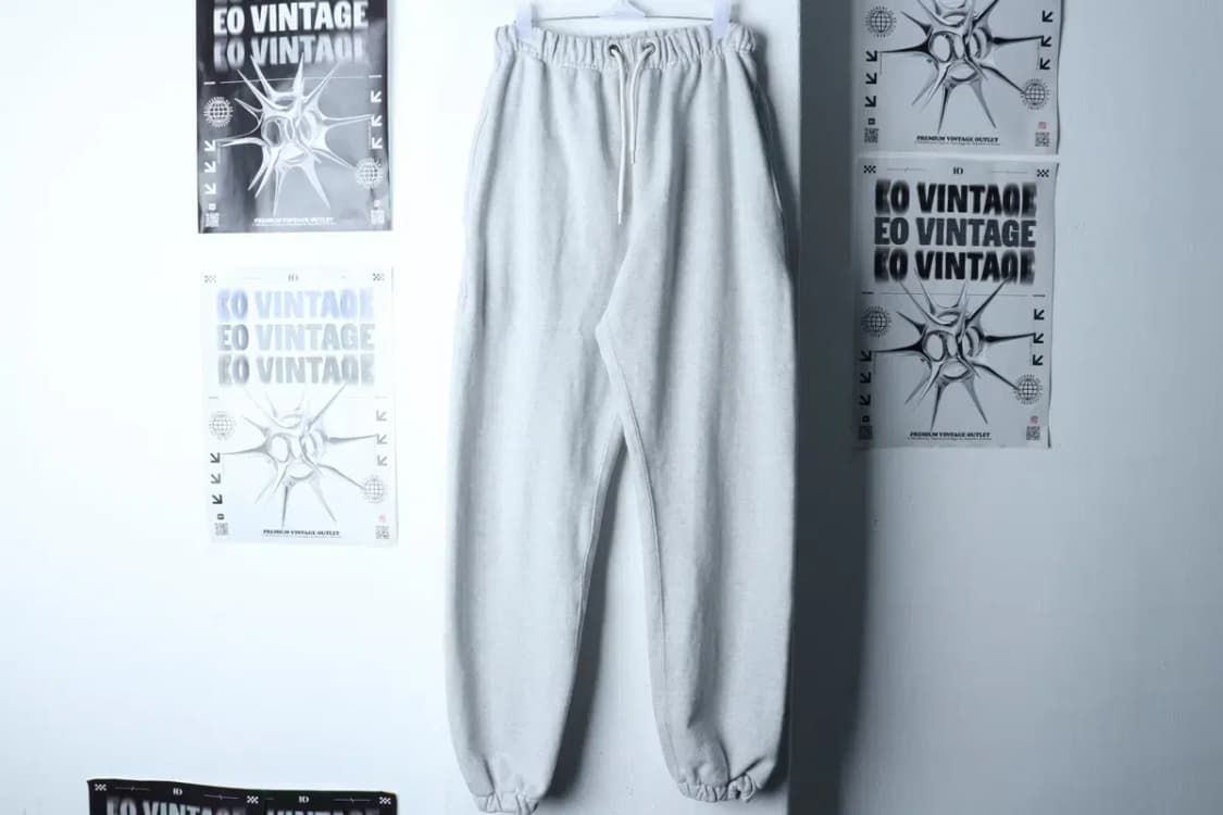 (S-M) 아웃스탠딩 트레이닝복 바지 작은오염 조거 멜란지-23E7 상품이미지2