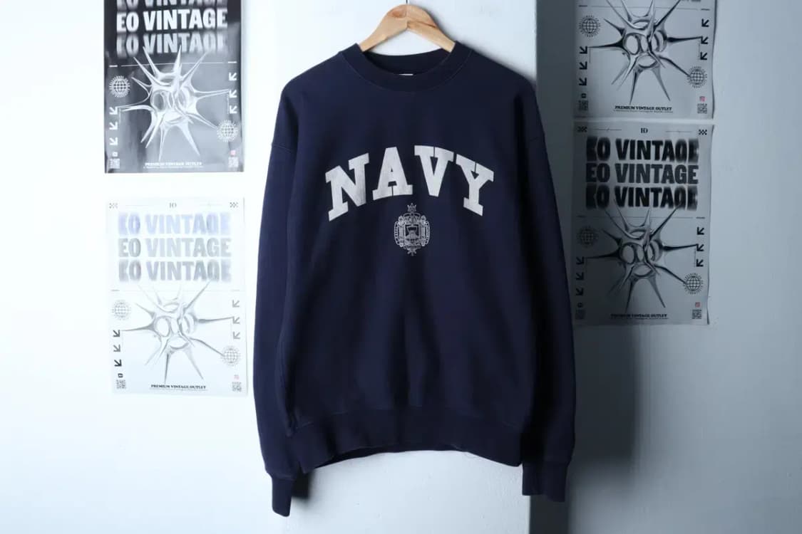 (S-M) 아웃스탠딩 맨투맨 티셔츠 네이비씰 네이비 아메카지-16D5C 상품이미지2