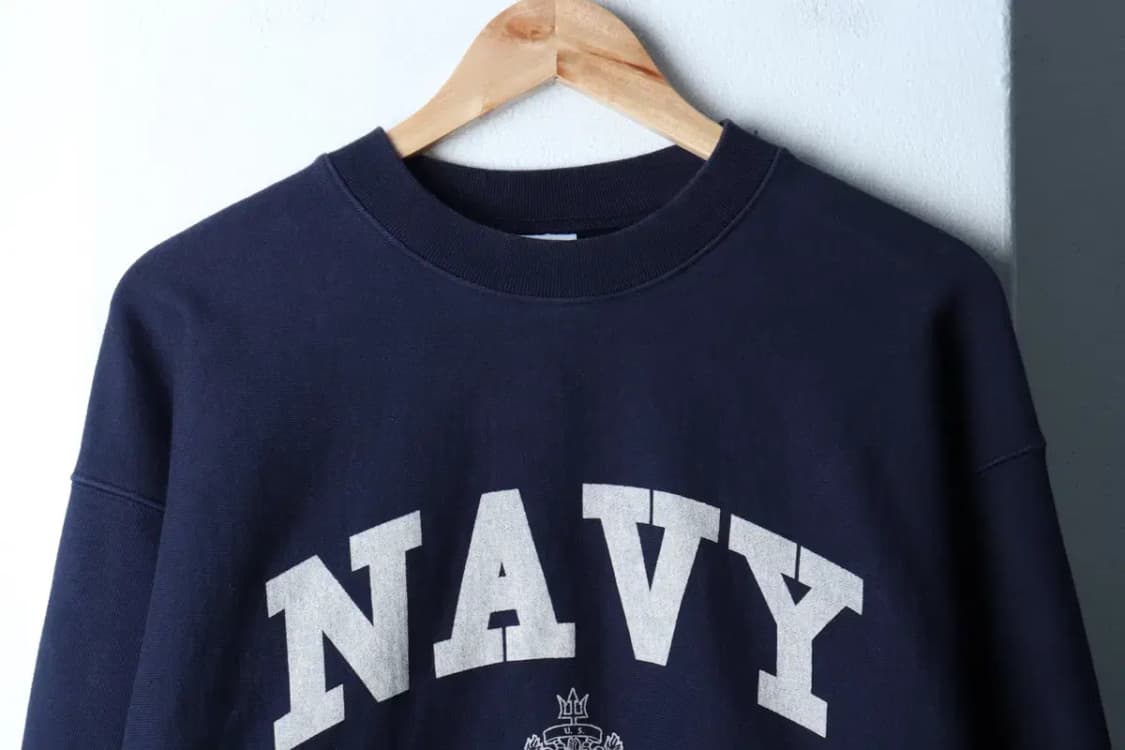 (S-M) 아웃스탠딩 맨투맨 티셔츠 네이비씰 네이비 아메카지-16D5C 상품이미지3