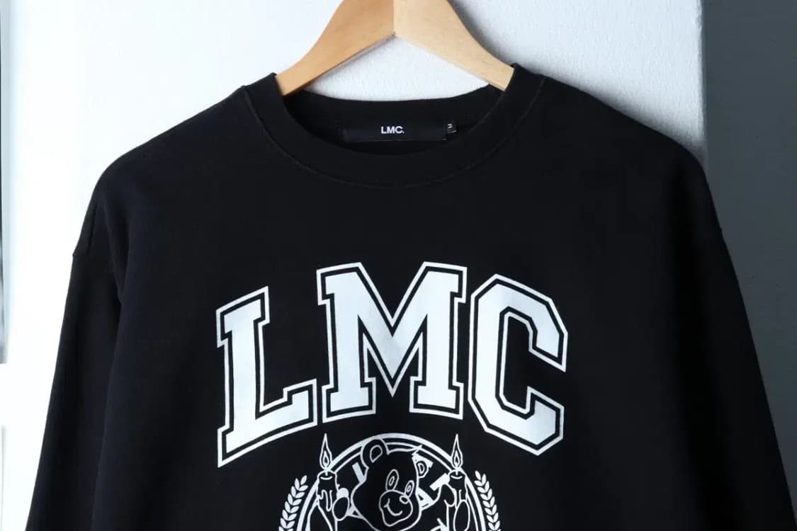 (M-XL) 엘엠씨 맨투맨 티셔츠 빅로고 베어 블랙 올드스쿨-16D5E 상품이미지3