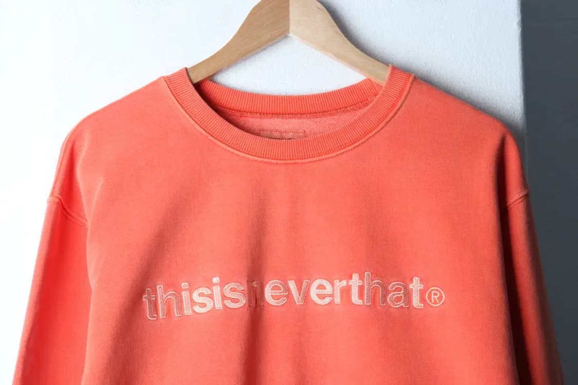 (L-XL) 디스이즈네버댓 맨투맨 티셔츠 루즈핏 피그먼트-16D5F 상품이미지3