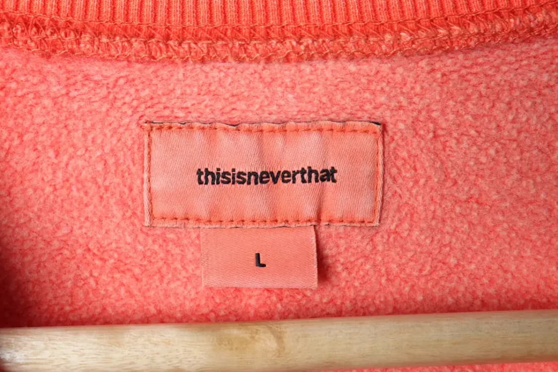 (L-XL) 디스이즈네버댓 맨투맨 티셔츠 루즈핏 피그먼트-16D5F 상품이미지6