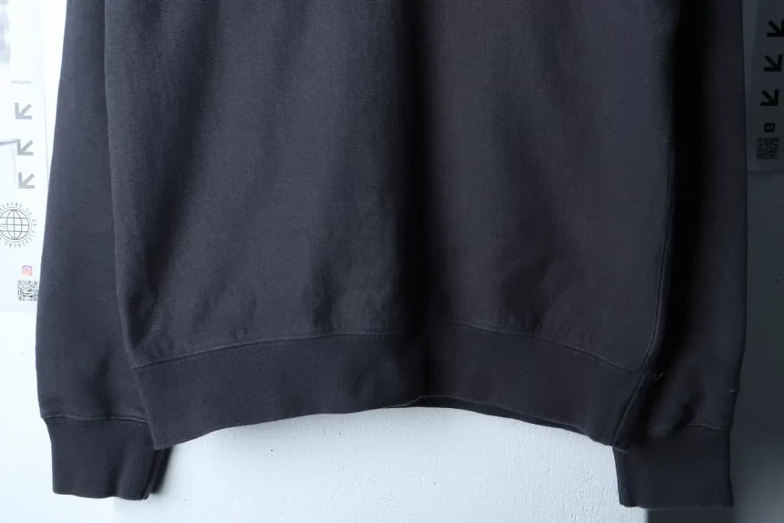 (S-M) 아웃스탠딩 맨투맨 티셔츠 빅로고 차콜 아메카지-16D61 상품이미지4